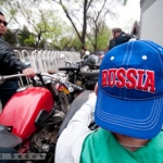 Россияне на мотоциклах