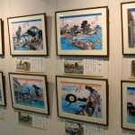 Экспозиция музея манга Мидзуки Сигэру.